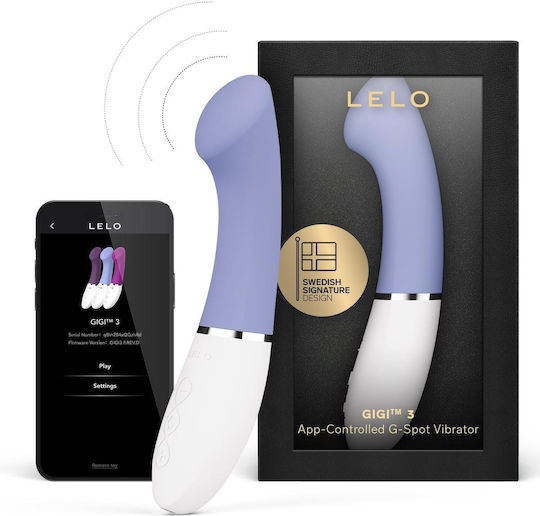 Lelo Gigi 3 Vibrator G-Spot with Remote Control 16.3cm Blue