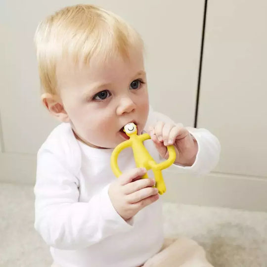 Matchstick Monkey Monkey Teething Ring BPA Free Silicone for 3 m+