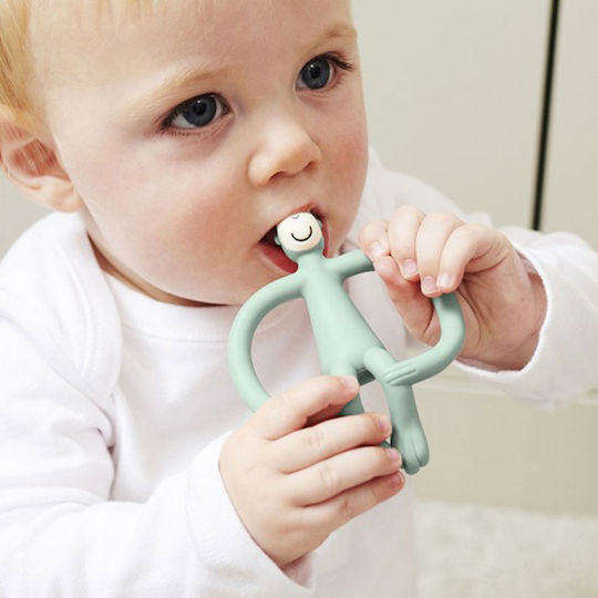 Matchstick Monkey Monkey Teething Ring BPA Free Silicone for 3 m+