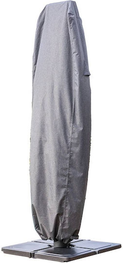 Hesperide Protective Umbrella Cover 70x40x257cm in Grey Color
