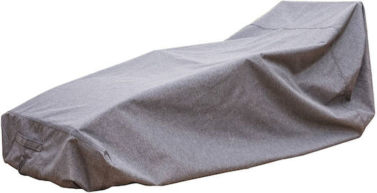 Hesperide Protective Cover for Chaise Lounge 170x90x60cm in Grey Color