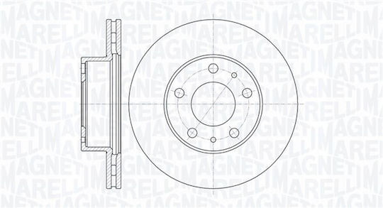 Disc De Frână Fiat Ducato 06 Partea Din Față Stânga Dreapta 4249k3