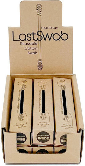 LastObject LastSwab Basic Reusable Cotton Bud Penguin Black 1pcs