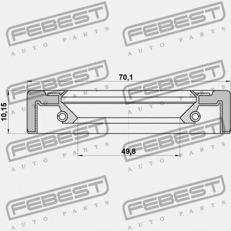 Σφραγίδα Πίσω Πλήμνης Kia Sorento 02 2002-2006 Cis 0s113-33067