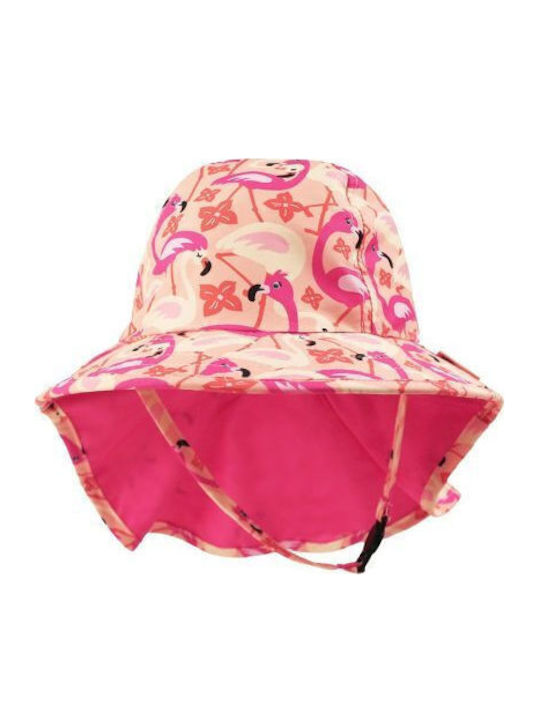 Zoocchini Kids' Bucket Fabric Sunscreen Hat Flamingo Pink