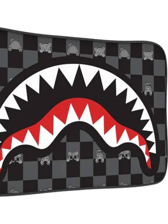 Sprayground Gray Peeking Character Check Toiletry Brick B8914 10" X 6.5" X 3.25" Multicolored One Size