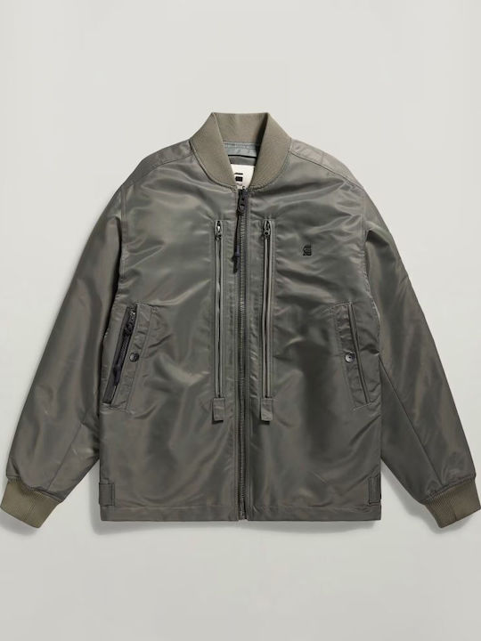 Μπουφάν Bomber Διπλής Όψης Gs Grey