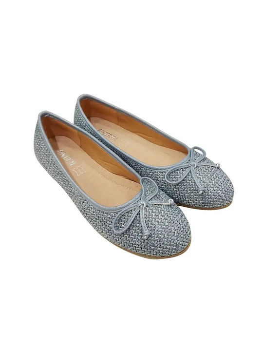 Women's Ballerina Shoes in Blue Colour