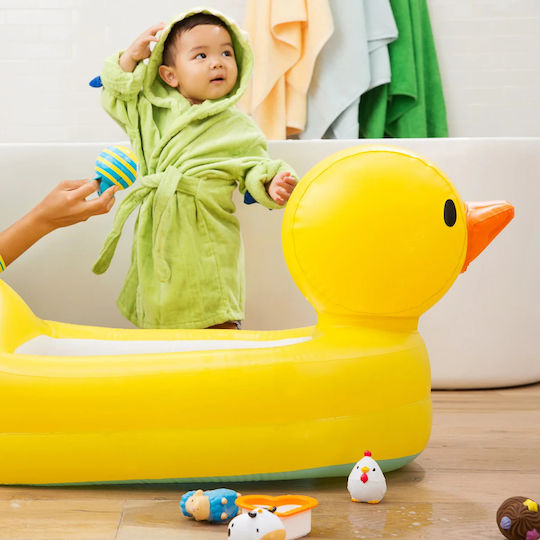 Munchkin Inflatable Baby Bath with Thermometer White