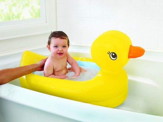 Munchkin Inflatable Baby Bath with Thermometer White