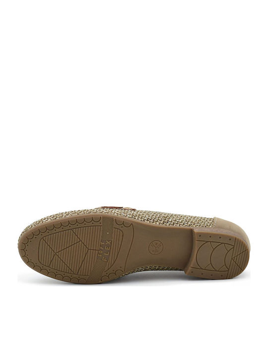 Women's Loafers in Beige Colour