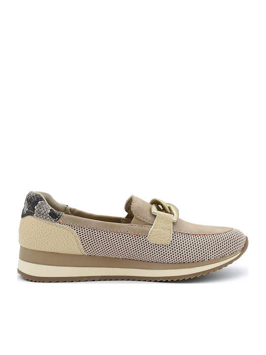Γυναικεία Loafers σε Μπεζ Χρώμα