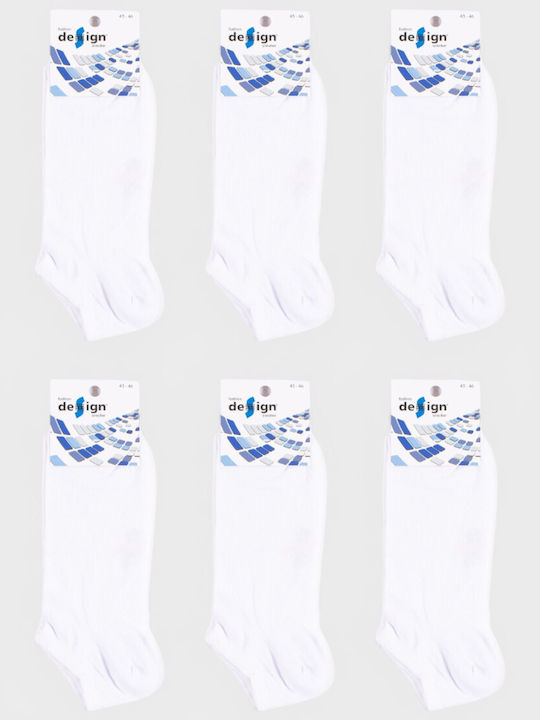 Design Șosete Albe 6Pack Design Șosete Albe 6Pack