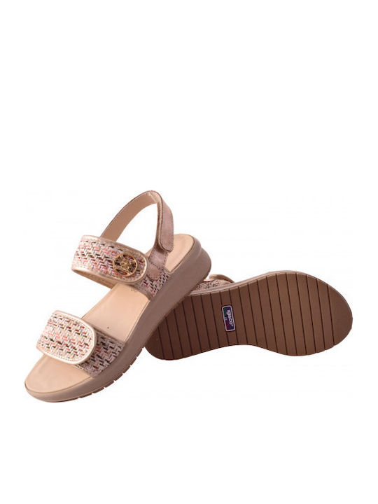 Γυναικεία Σανδάλια Flatforms Μπεζ