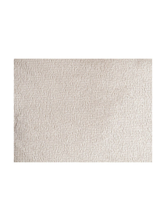 Beliani Sofa-Kissen aus Samt Off-White 33x33cm
