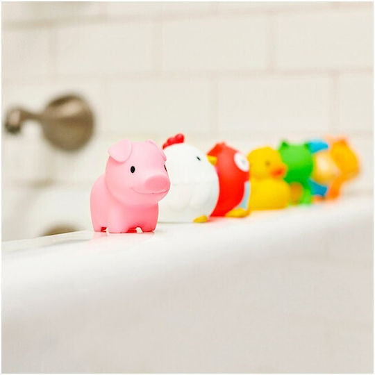 Munchkin Squirtin' Farmyard Friends Water Faces for 9++ Months 8pcs