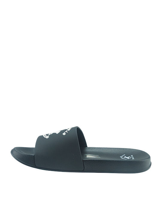 Men's Black Slides