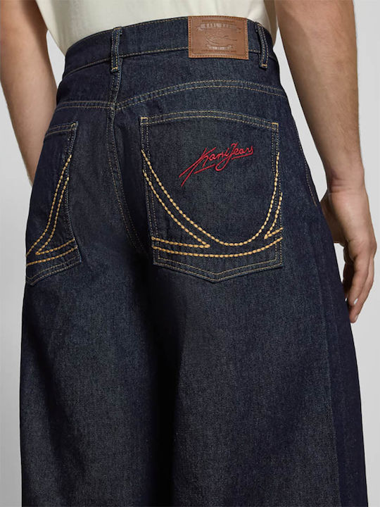 Men's Jeans Pants with Relaxed Baggy Fit Blue