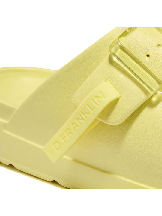 Vibe Flip Flops in Yellow Colour
