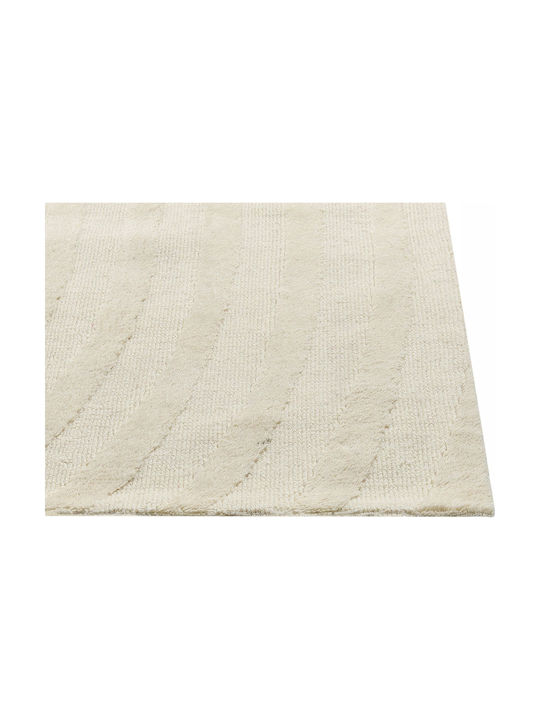 Beliani Χαλί Ορθογώνιο Μάλλινο Beige 200x300cm