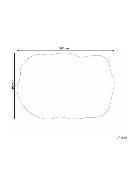Beliani Covor Rectangular Bej 200x300cm