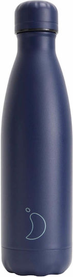 Chilly's Original Series Monochrome Stainless Steel Thermos Bottle BPA Free 500ml All Navy
