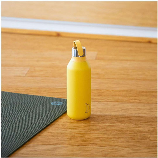 Chilly's Series 2 Bottle Thermos Stainless Steel BPA Free 500ml Pine Green