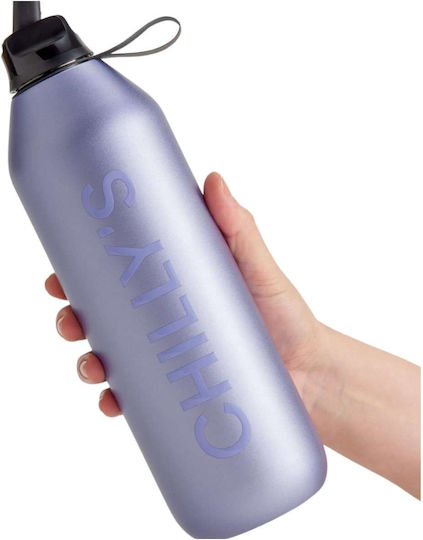 Chilly's Series 2 Flip Thermosflasche Rostfreier Stahl BPA-frei 1lt Series mit Stroh