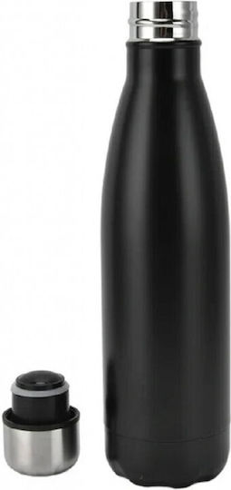 Aj Stainless Steel Thermos Bottle 1lt Black