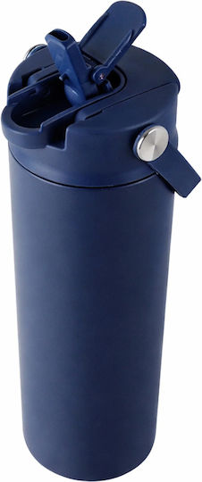 Nautica Glass Thermos Stainless Steel 600ml Blue