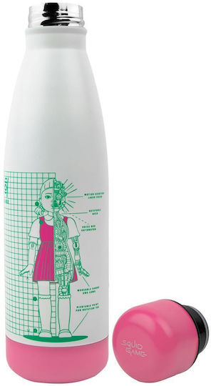 Cinereplicas Μπουκάλι Θερμός 500ml Blue & White