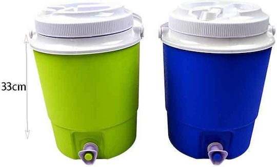 Sidirela Plastic Container with Faucet Thermos Bottle 8L Blue
