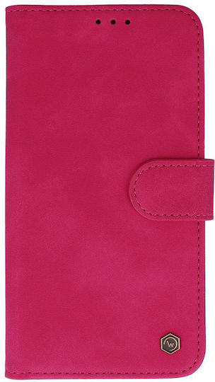 Wonder Wallet Synthetic Leather / Silicone Fuchsia (Galaxy S26 Ultra)