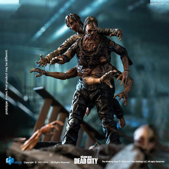 Hiya Toys The Walking Dead: Dead City Exquisite Mini - Walker King Action Figure height 11cm at Scale 1:18