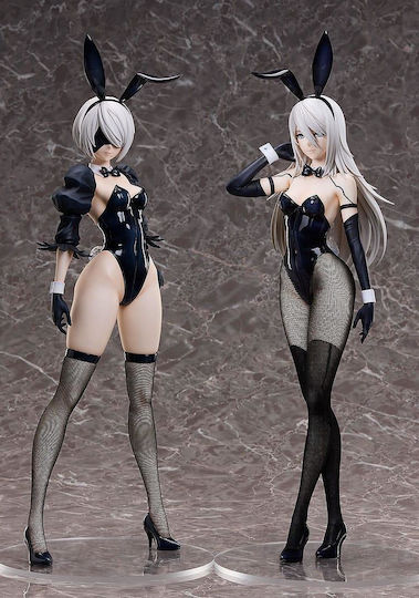Nier Automata Ver1.1a PVC Статуя 1/4 2B Yorha No.2 Тип B Заешка Версия 50 см
