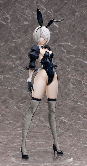 Nier Automata Ver1.1a PVC Статуя 1/4 2B Yorha No.2 Тип B Заешка Версия 50 см