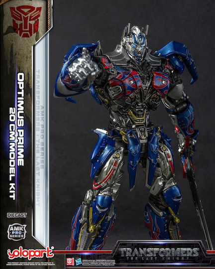 Transformatoren Letzter Ritter Amk Pro Series Kunststoffmodellbausatz Optimus Prime Übersee Version 20 Cm
