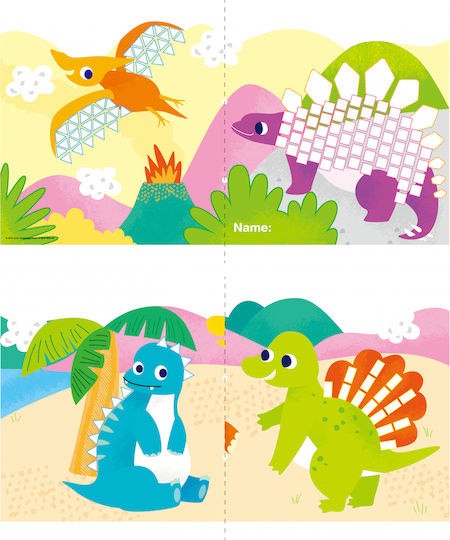 Avenir Μωσαϊκό Mosaic Junior Dinosaurs για Παιδιά 3+ Ετών