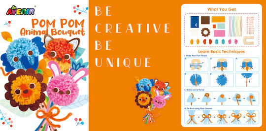 Avenir Paper Cutting Animal Bouquet for Children 3+ years Years