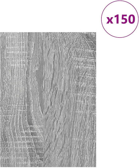Vidaxl Decorative Panels 150 Pcs Grey Sonoma 21 X 30 X 0.3 Cm