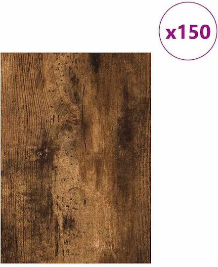 Vidaxl Διακοσμητικά Πάνελ 150 Pcs Καπνιστή Δρυς 15 X 21 X 0.3 Εκ