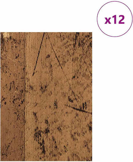 Vidaxl Διακοσμητικά Πάνελ 12 Pcs Παλαιό Ξύλο 15 X 21 X 0.3 Εκ