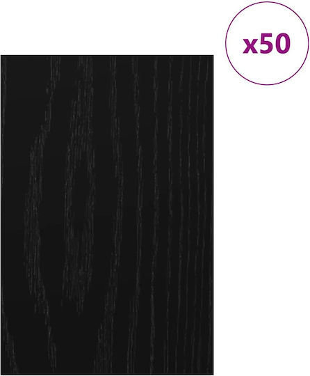 Vidaxl Διακοσμητικά Πάνελ 50 Pcs Μαύρη Δρυς 40 X 60 X 0.3 Εκ
