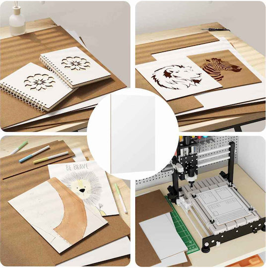 Vidaxl Διακοσμητικά Πάνελ 50 Pcs Λευκό 40 X 60 X 0.3 Εκ