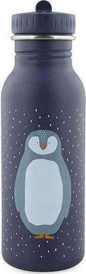 Trixie Mr. Penguin Παιδικό Παγούρι Πεταλούδα Ανοξείδωτο με Καλαμάκι Non Spill 500ml (Διάφορα Σχέδια/Χρώματα)