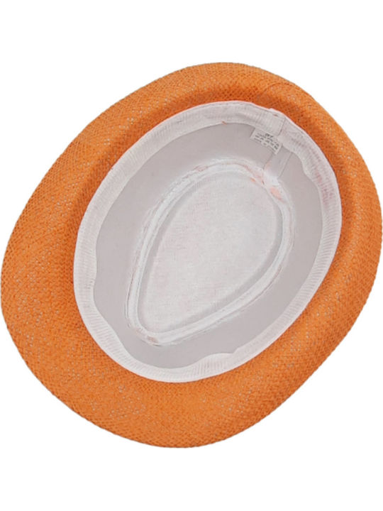 Brims and Trims Women's Fedora Hat Orange