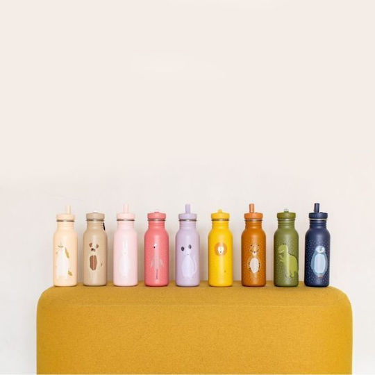 Trixie Mr Unicorn Kids Water Bottle Unicorn Stainless Steel Yellow 500ml