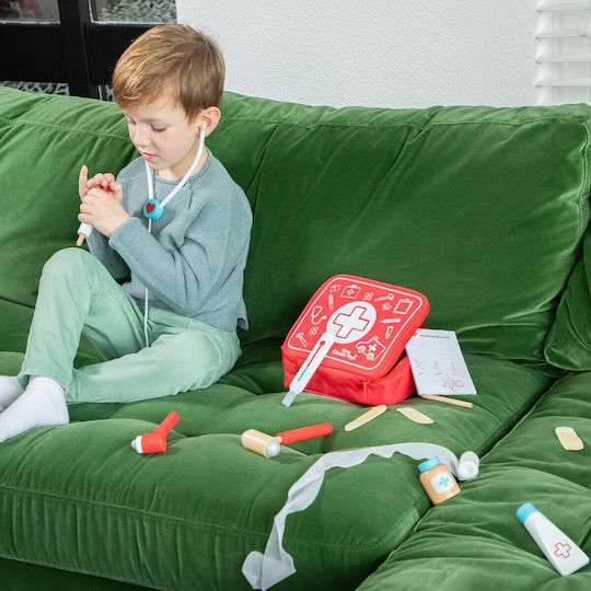 New Classic Toys Kinder Medizinisches Set aus Holz für 2+ Jahre