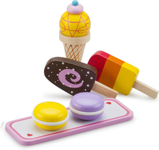New Classic Toys Set Eiscreme aus Hölzern für 2+ Jahre 20 Stück