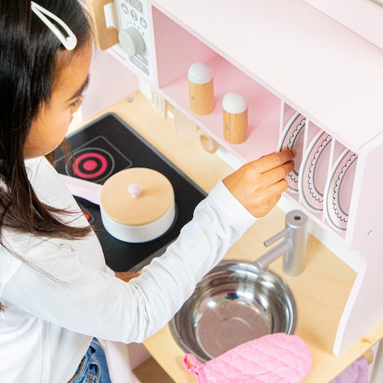 New Classic Toys Moderne Elektrische Hölzernes Für Kinderküchen Ab 3 Jahren 100 cm